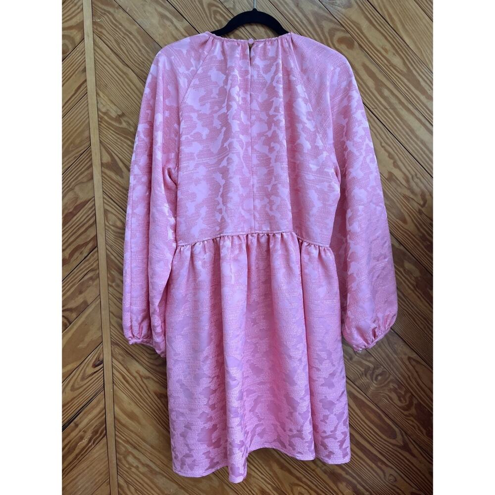 STINE GOYA Joy Kelly Dress Distortion Jacquard Pink - Picture 6 of 10